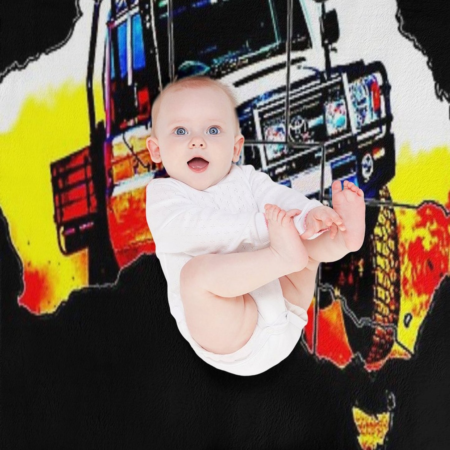 Toyota Land Cruiser 79 4wd 4x4 Throw Blanket