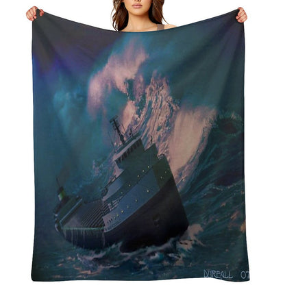 Edmund Fitzgerald Throw Blanket