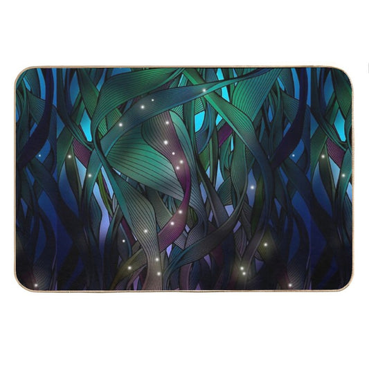 Nocturne (with Fireflies) Bath Mat