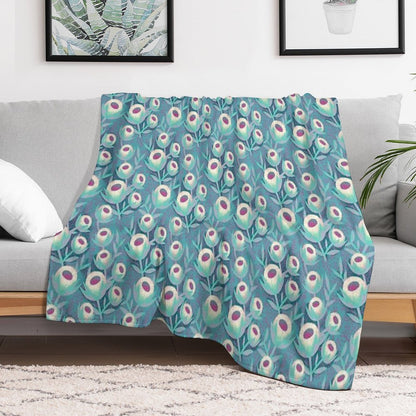 Sugar Cookie Blossoms Throw Blanket