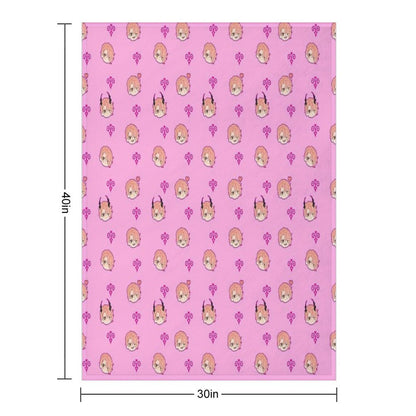 Obey Me - Asmo Pattern Throw Blanket
