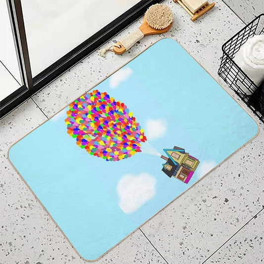 Up Balloons Bath Mat