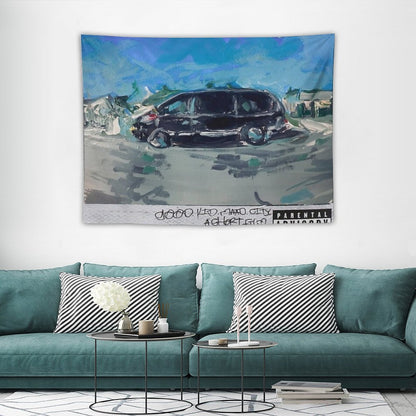 Acrylic Painting - Kendrick Lamar Good Kid Mad City Tapestry