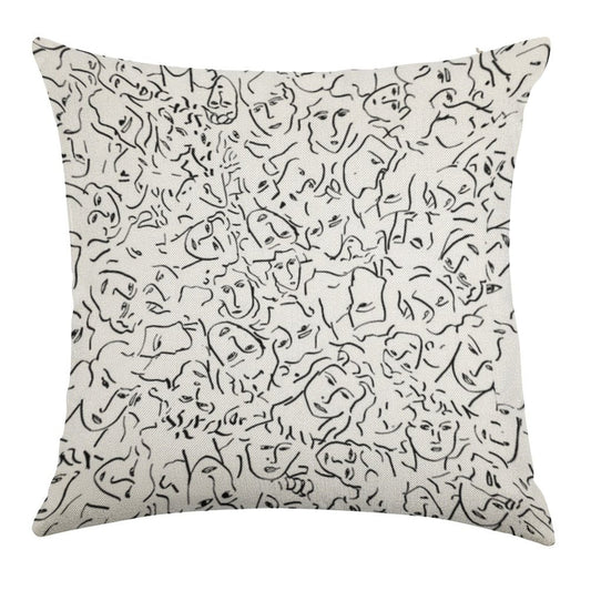 Elio's Face Shirt - Call Me By Your Name Linen Throw Pillow Cover