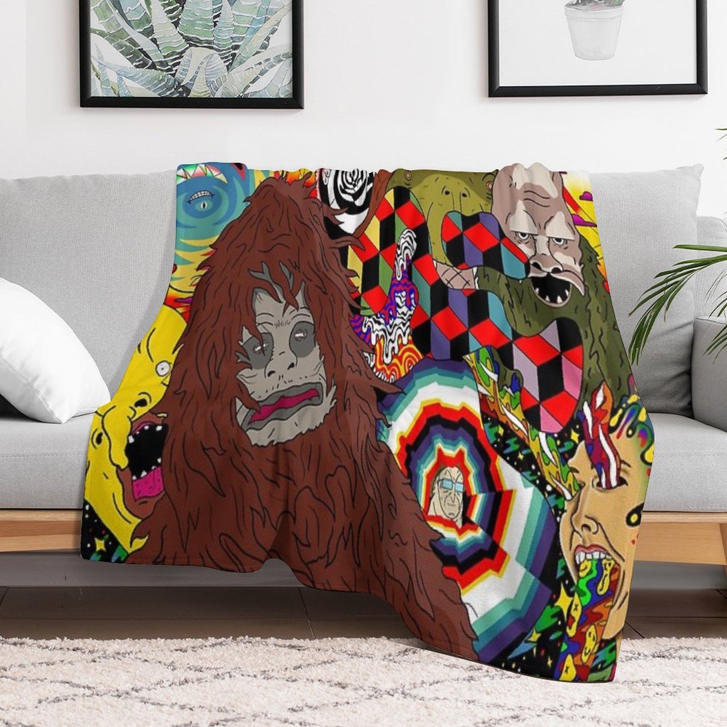 The Big Lez Show Wall Art Throw Blanket