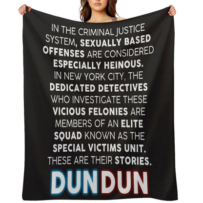 SVU Opening Speech Throw Blanket