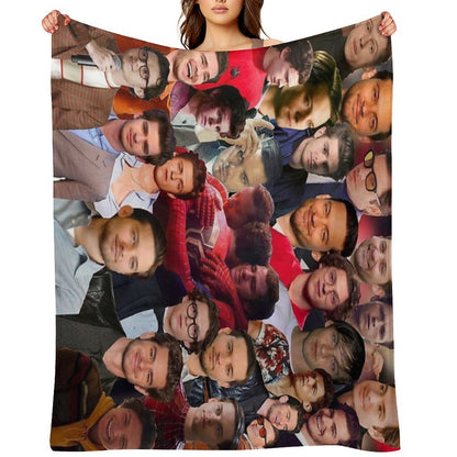 Spider Trio Photo Collage Throw Blanket