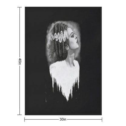 Bride of Frankenstein Throw Blanket