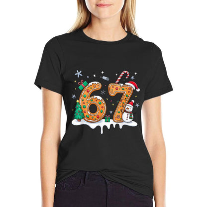 Cookie Lovers Bakers Six Seven 67 Meme Funny Kids Costume  Trendy Pattern T-Shirt