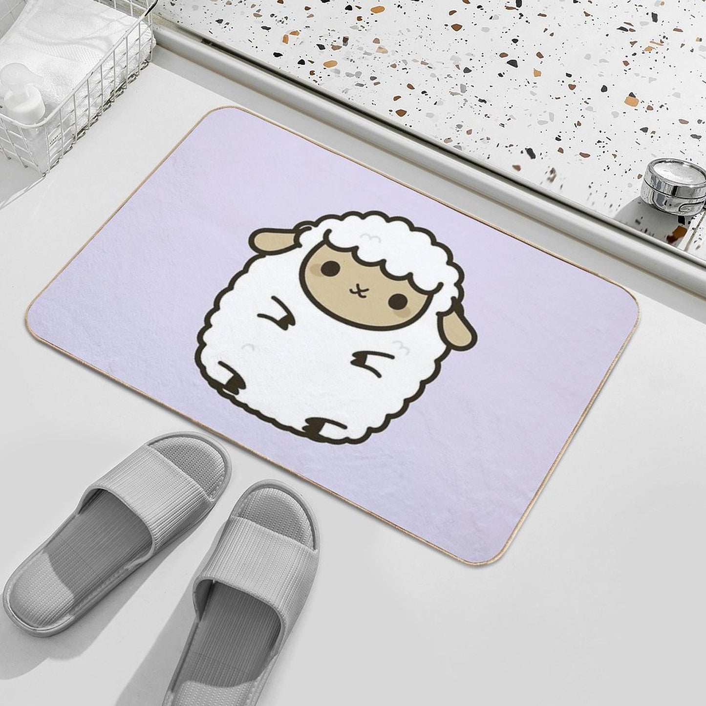 Cute Lamb Bath Mat