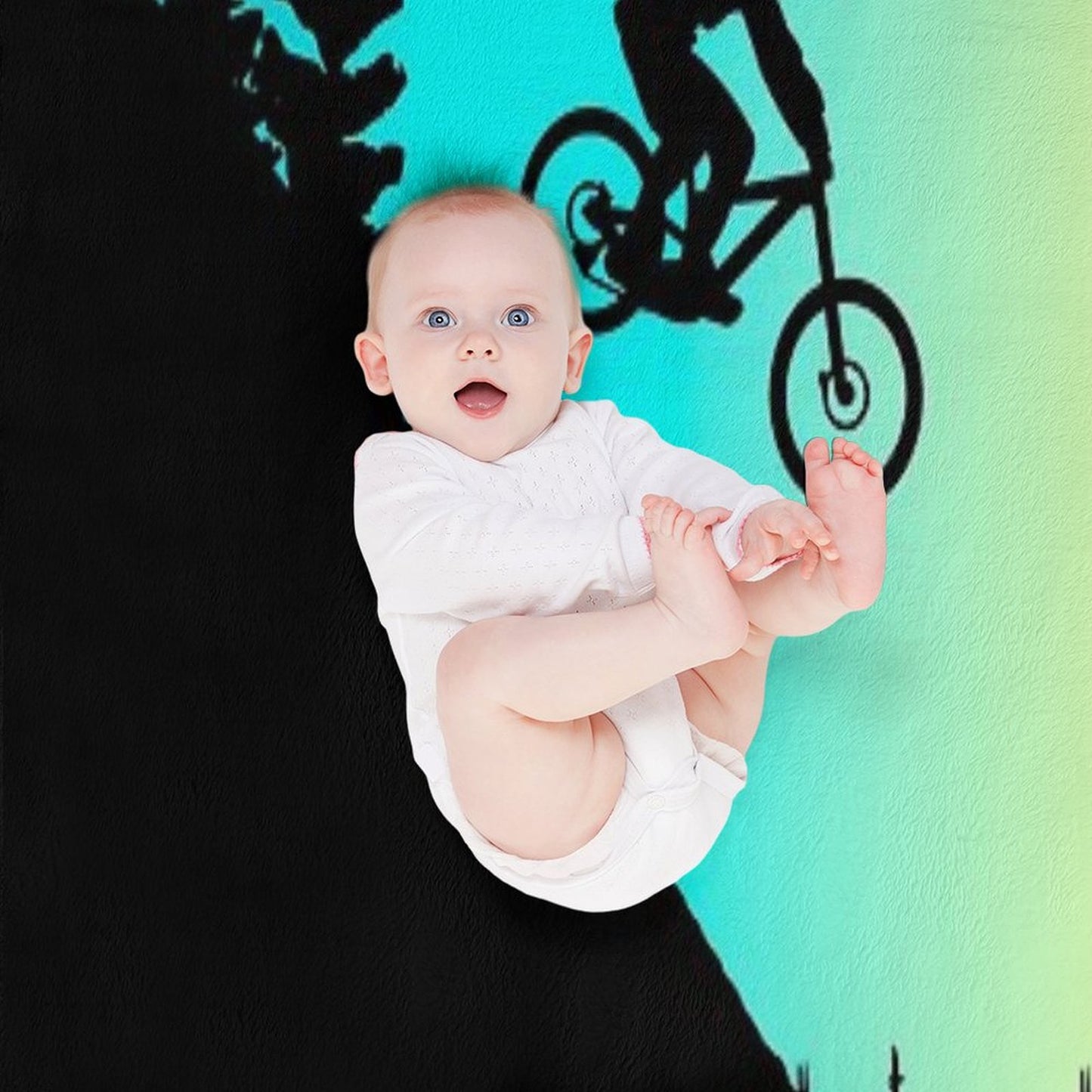 MTB Colors Throw Blanket