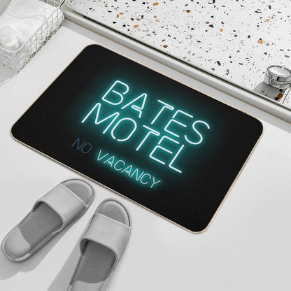 Bates Motel No Vacancy Logo from The Movie Psycho Bath Mat