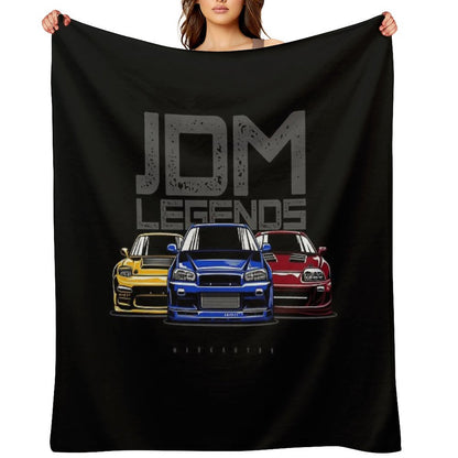 JDM Legend Throw Blanket