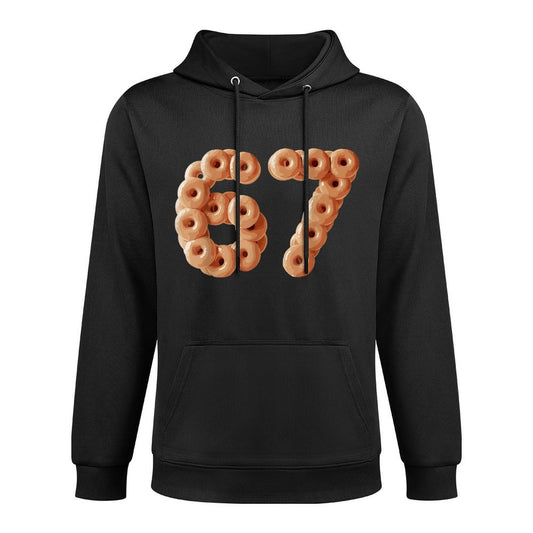 67 Glazed Donuts Meme Funny Six Seven Gen Alpha Slang 67 Layering Staple Hoodie