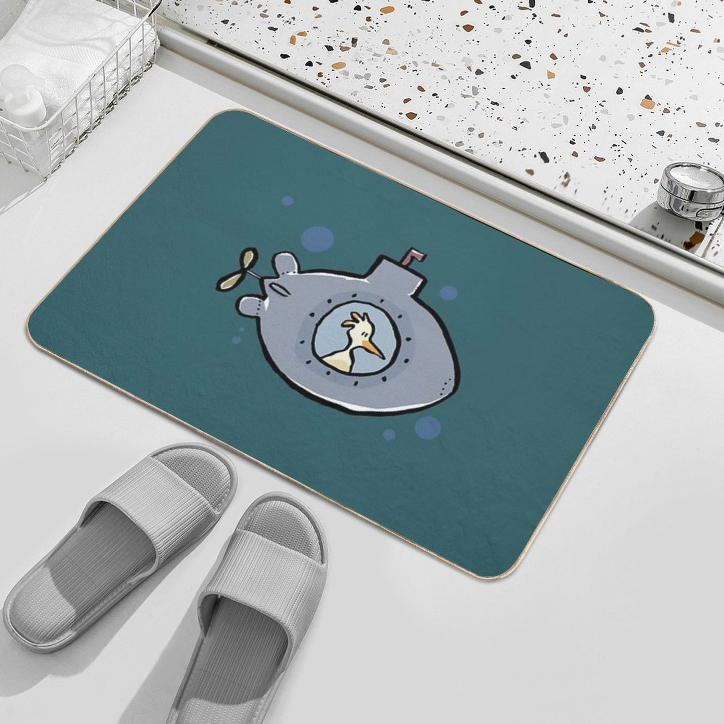 Submarine  Dirt-Trapping Bath Mat
