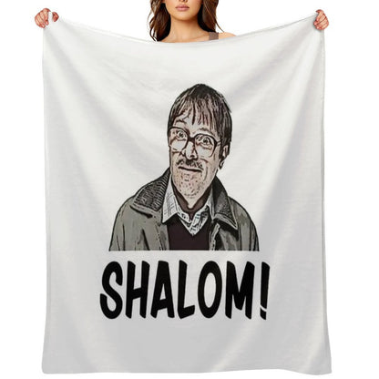 Shalom Jackie Parody Throw Blanket