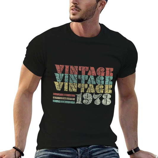 40th Birthdays Women Men Vintage  Heathered Texture T-Shirt