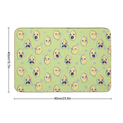 Earl of Lemongrab (Adventure Time)  Multi-Purpose Bath Mat