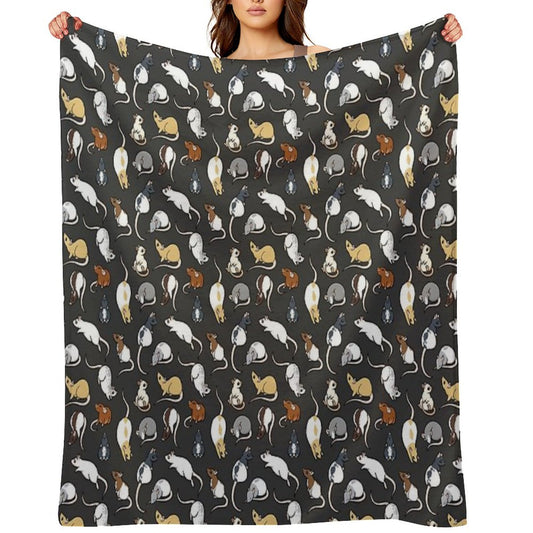Rats Throw Blanket