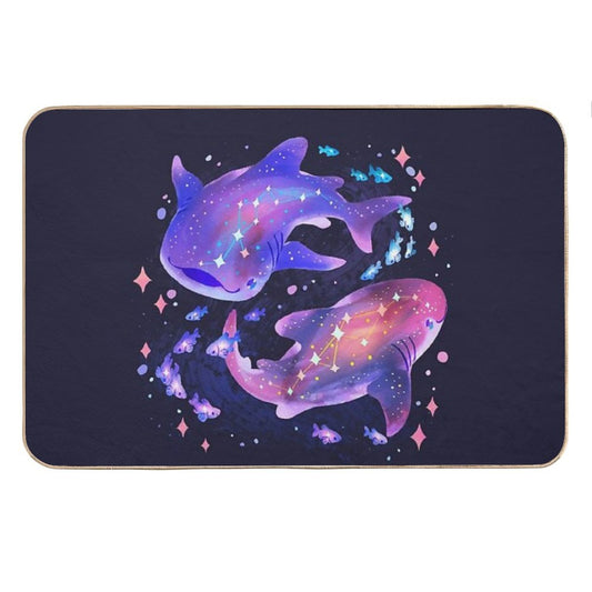 Cosmic Whale Shark Bath Mat