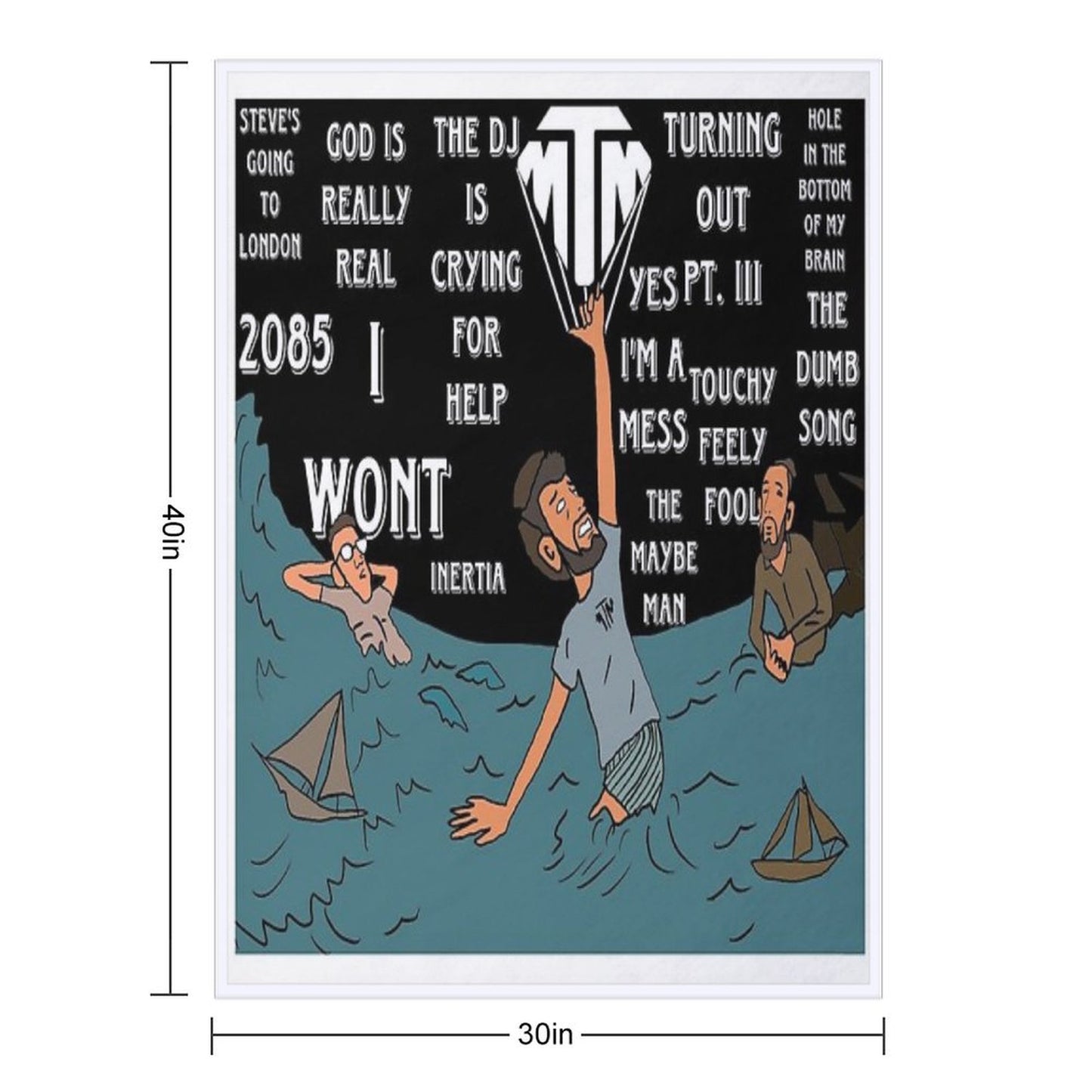 AJR The Maybe Man Throw Blanket