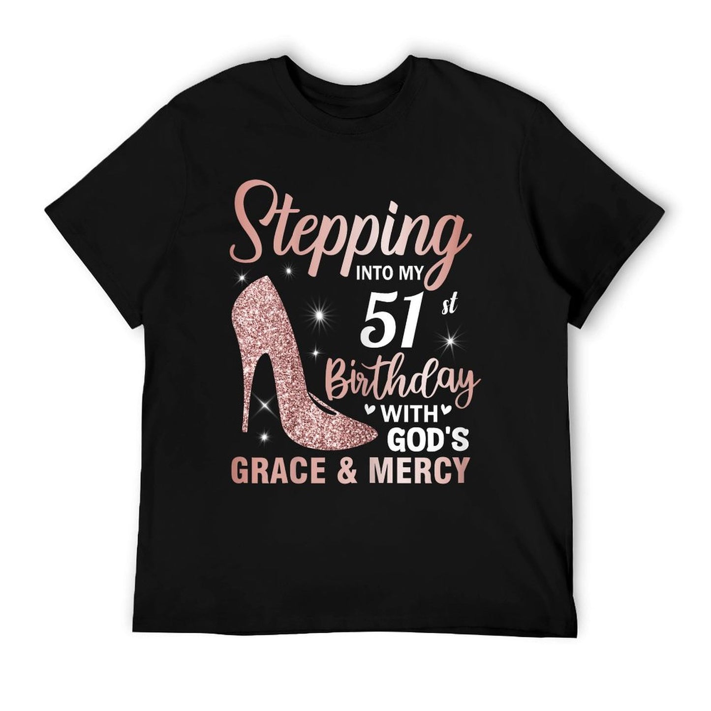 Stepping Into My 51st Birthday Women 51 Year Old Bday T-Shirt