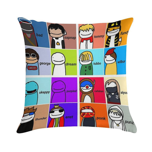 Dream Smp Soft Shrink-Resistant Throw Pillow