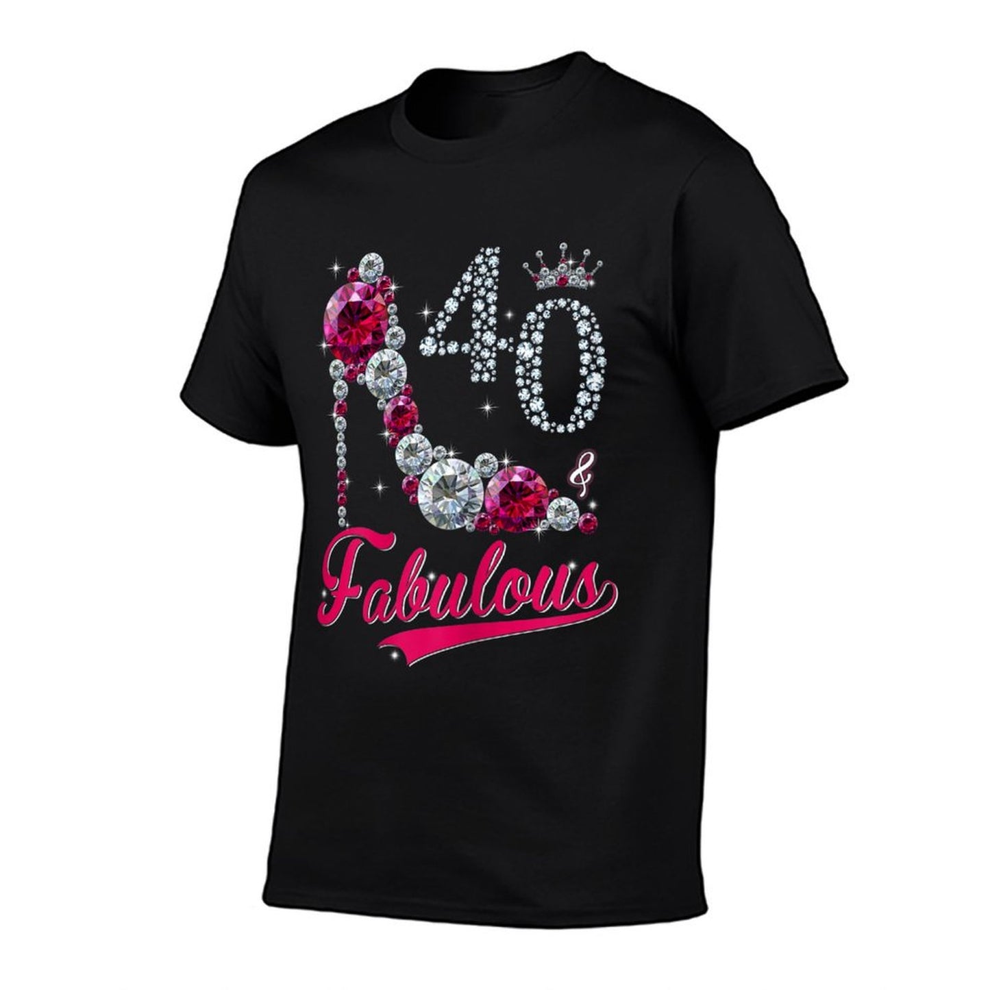 Womens Mom Womens Gifts 40 Years Old And Fabulous 40th Birthday  Cotton T-Shirt
