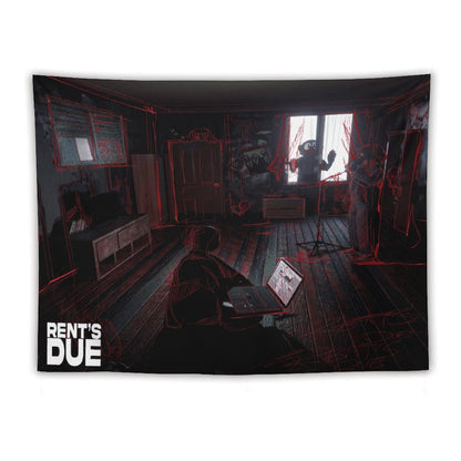 RENT’S DUE Tapestry