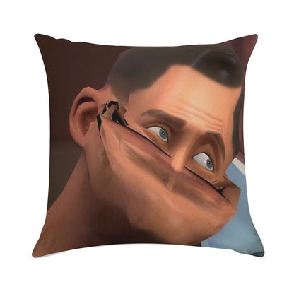 Team Fortress 2 TF2 Scout Face Soft Style Accent Throw Pillow