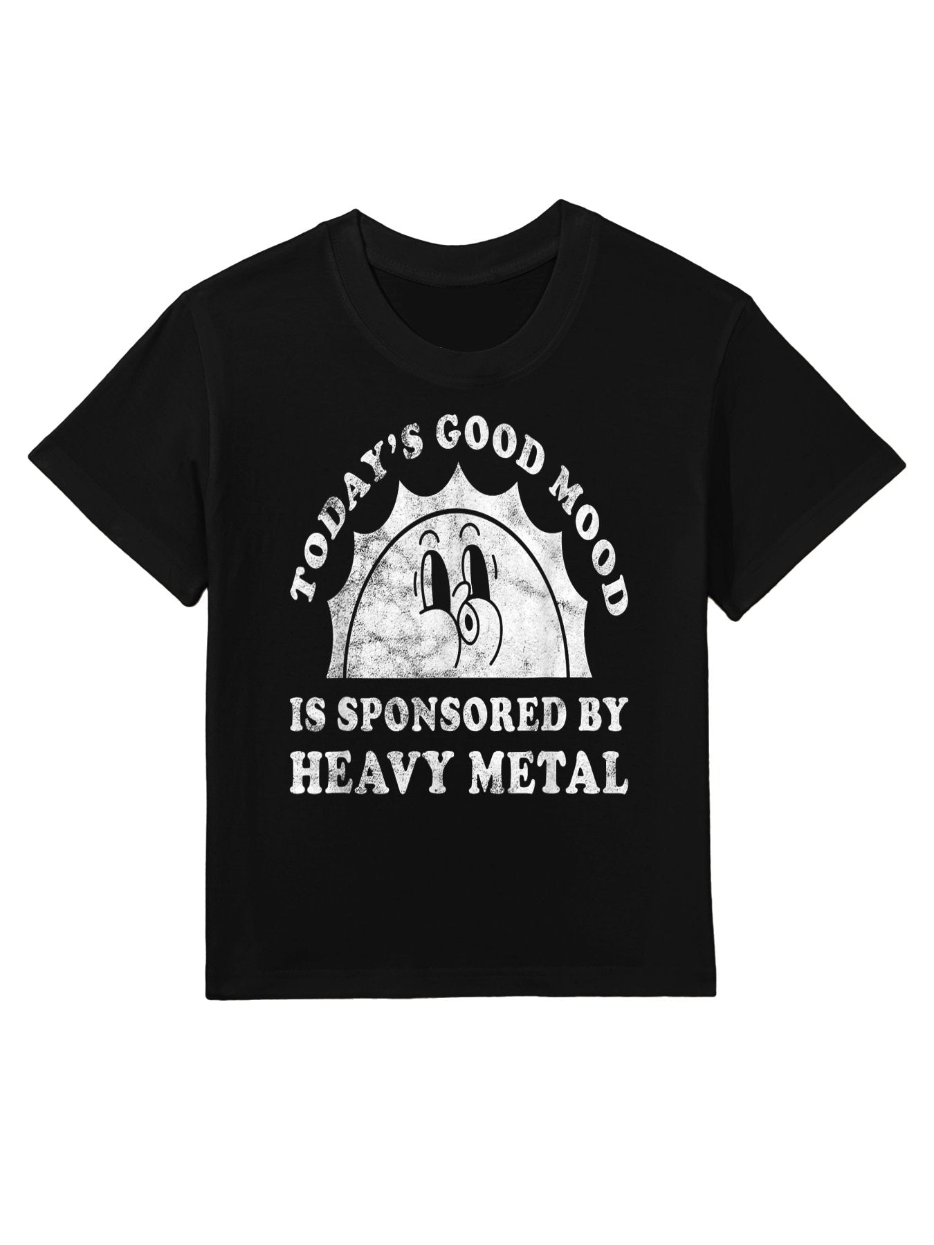 Funny Cute Vintage Retro Heavy Metal Or Heavy Metal Kids T-Shirt
