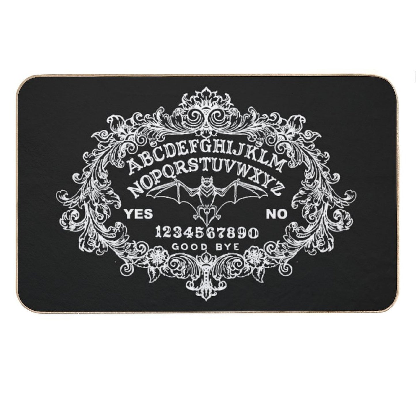 Bat Witch Board Bath Mat