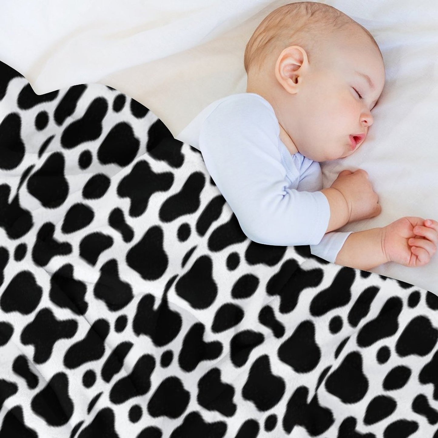 COW PRINT BACKGROUND Throw Blanket