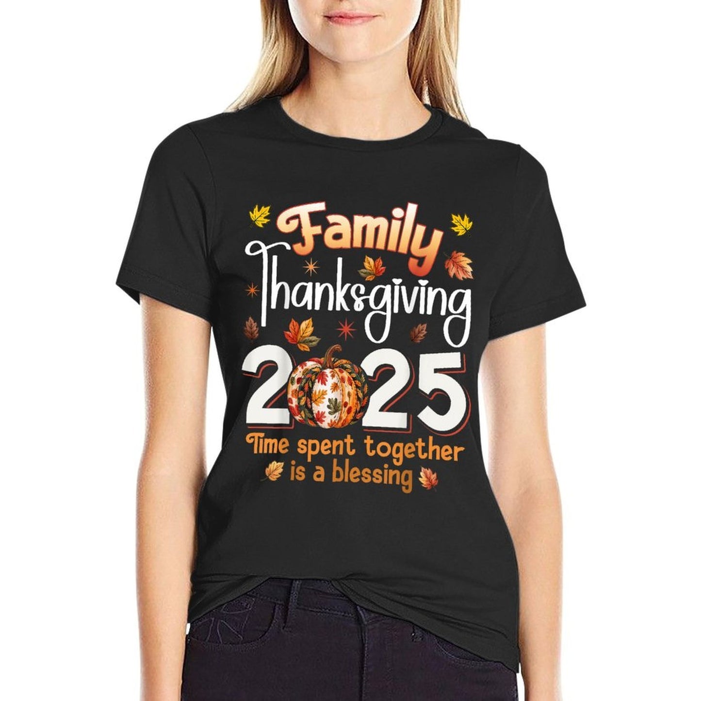 Family Thanksgiving 2025 Thanksgiving Crew Matching Group  Durable T-Shirt