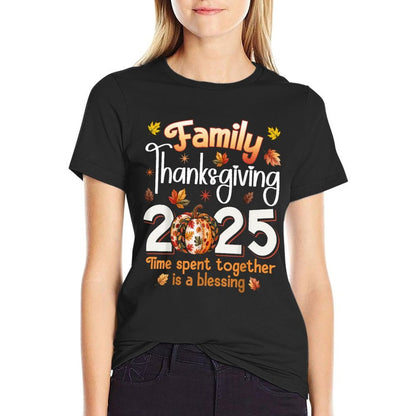 Family Thanksgiving 2025 Thanksgiving Crew Matching Group  Durable T-Shirt