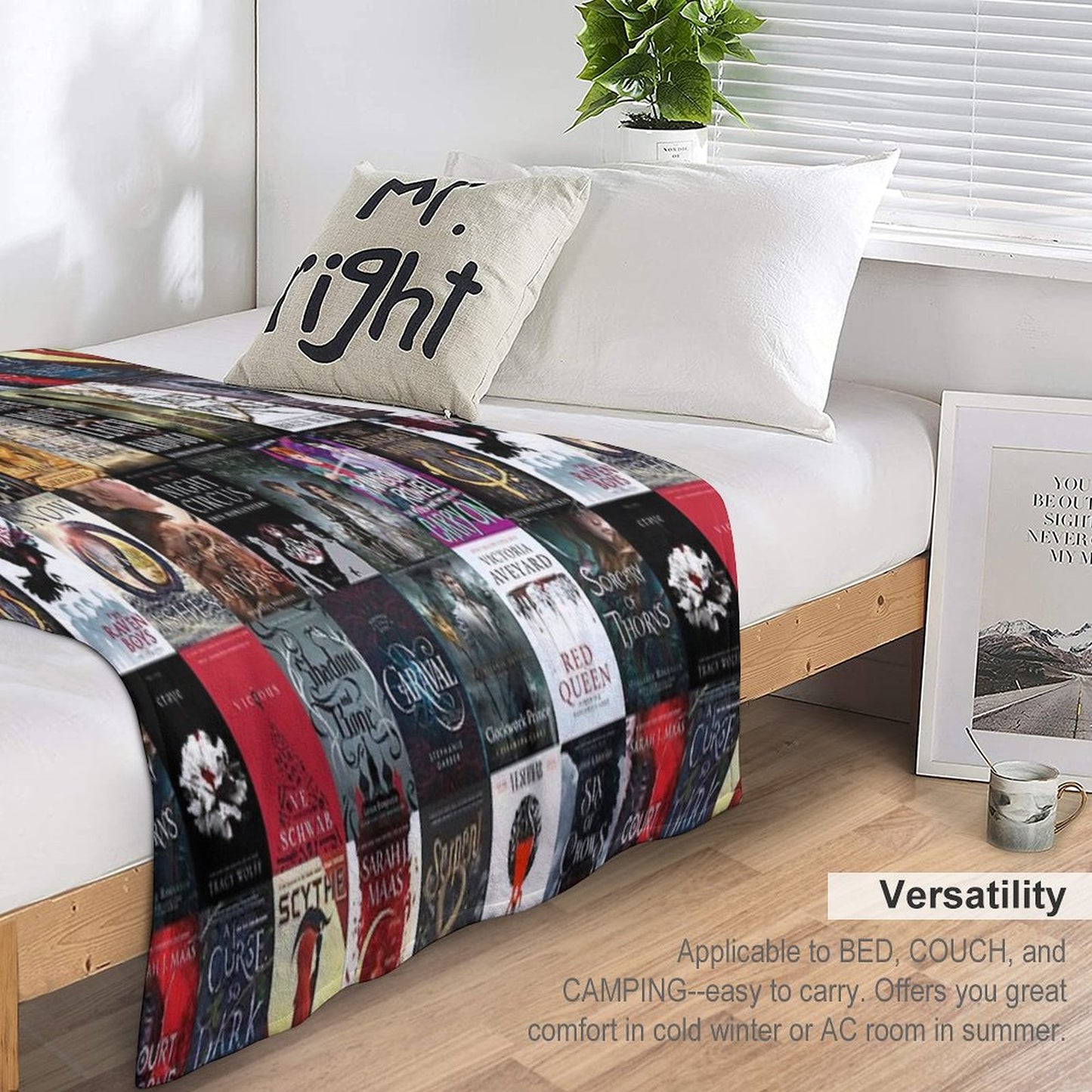 YA Young Adult Fantasy Books Blanket Throw Blanket