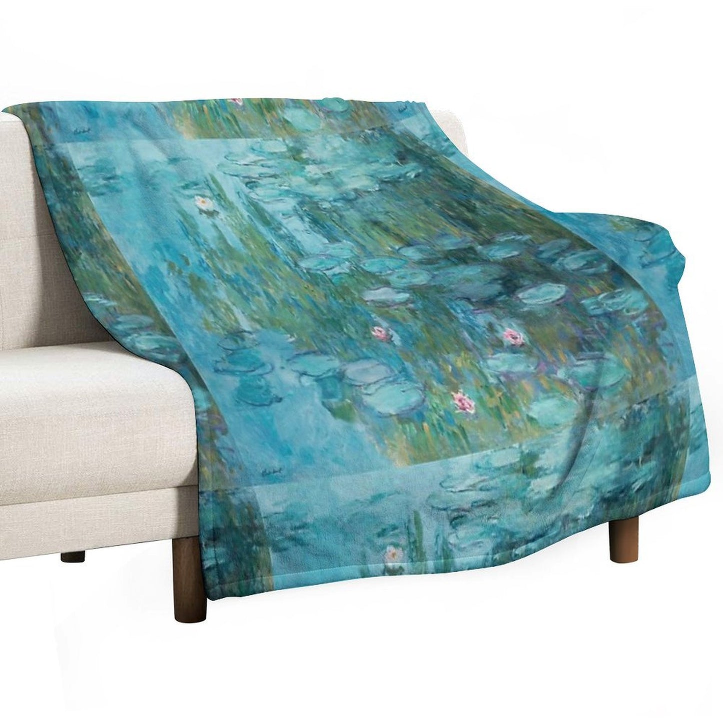 Claude Monet – Nymphéas – Water Lilies Throw Blanket