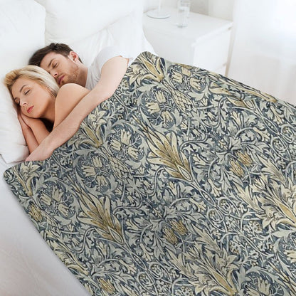 William Morris Snakeshead Pattern Throw Blanket