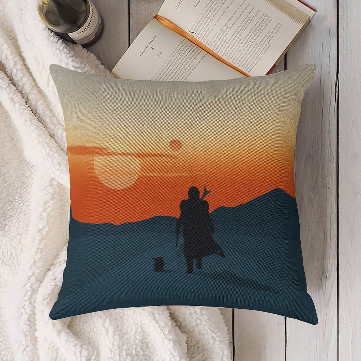 This Is The Way Linen Throw Pillow Cover