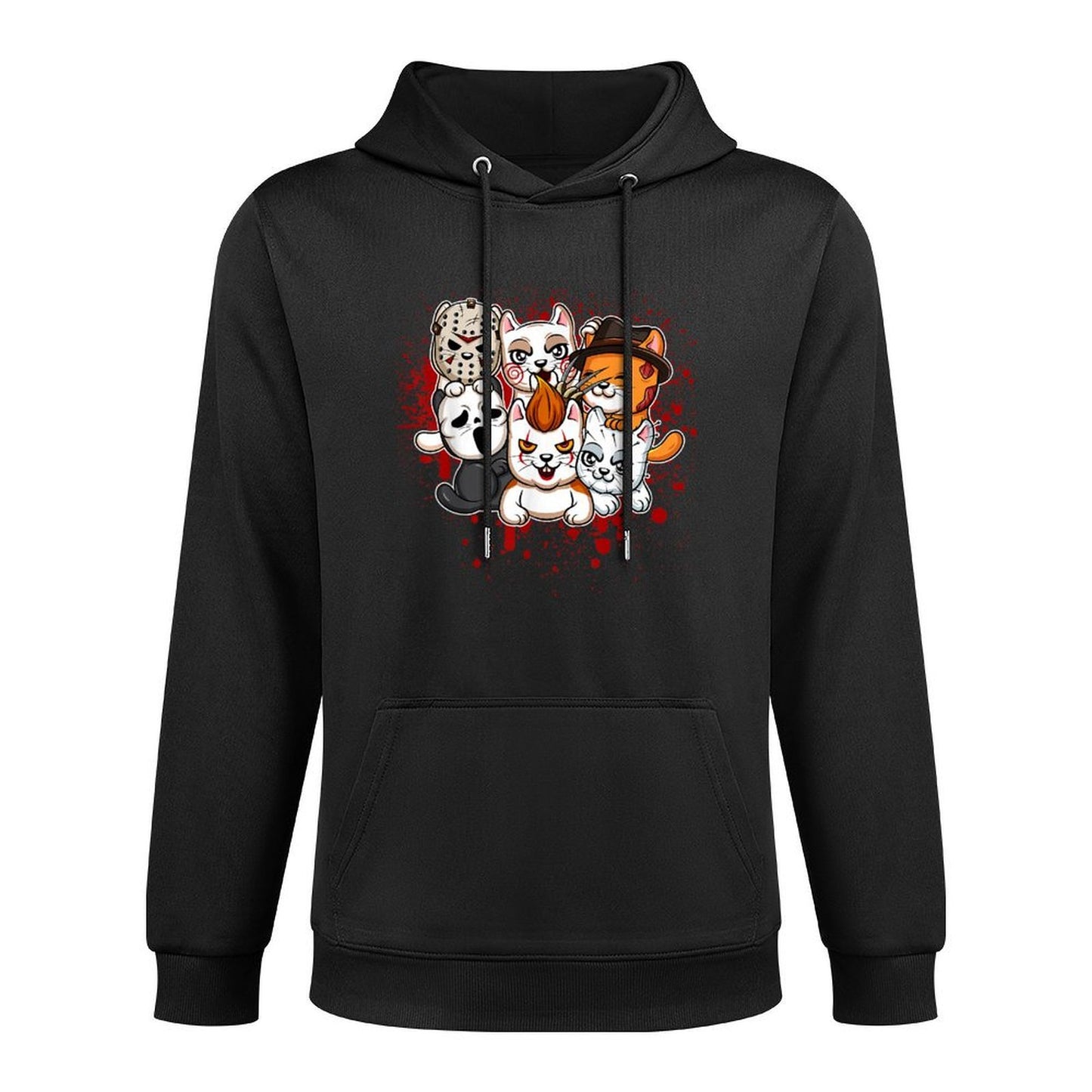 My Little Horror Crew - Halloween Cats for Men Women Shrink-Resistant Hoodie