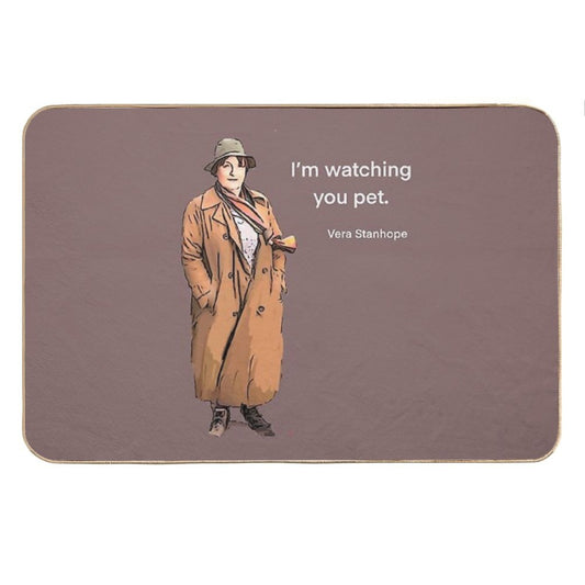 DCI Vera Stanhope I'm Watching You Pet. Bath Mat