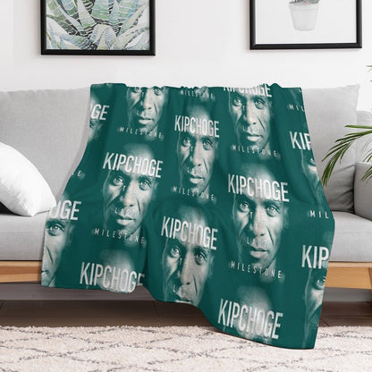 Kipchoge The Last Milestone Throw Blanket