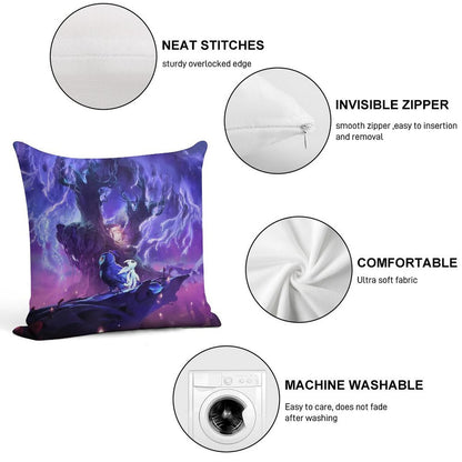 Ori Will of The Wisp Soft Style Accent Throw Pillow