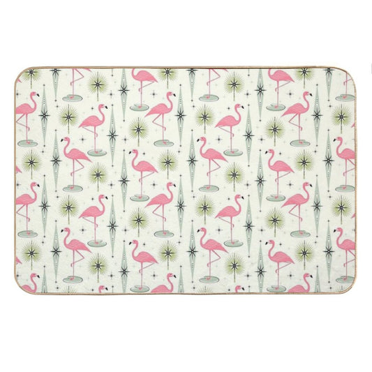 Atomic Flamingo Oasis Bath Mat