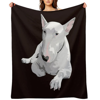 English Bull Terrier Throw Blanket