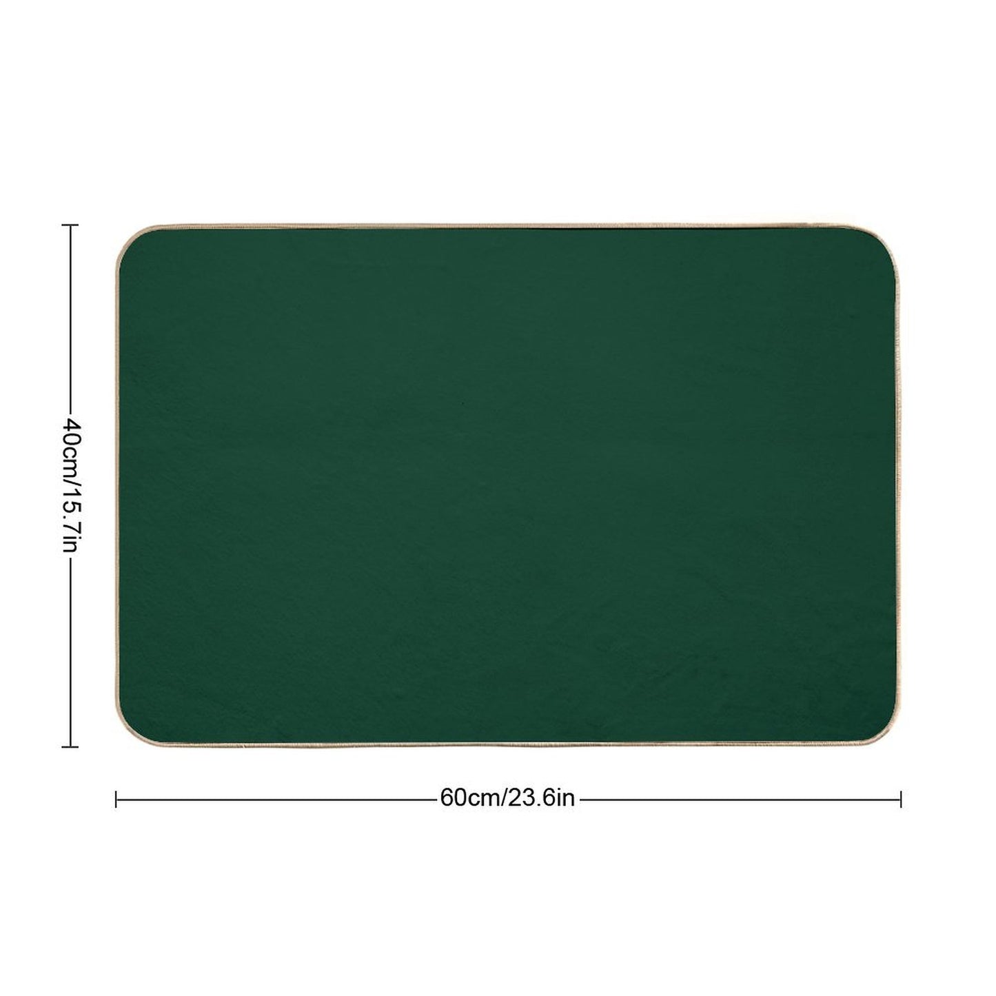 Ultra Deep Emerald Green - Lowest Price On Site Bath Mat