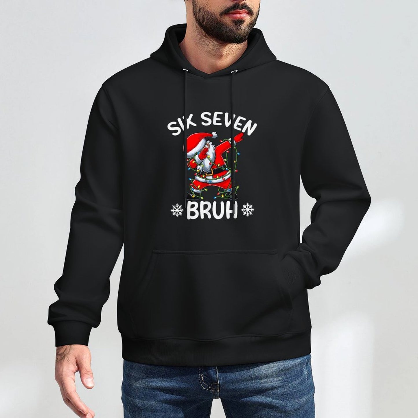 67 Six Seven Burh Funny Christmas Meme Men Women Kids Relaxed Fit Hoodie