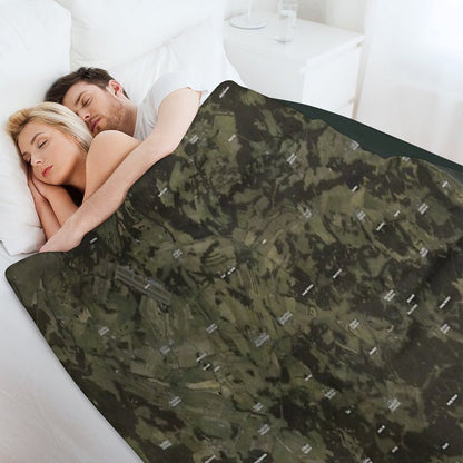 Day Z Map Throw Blanket