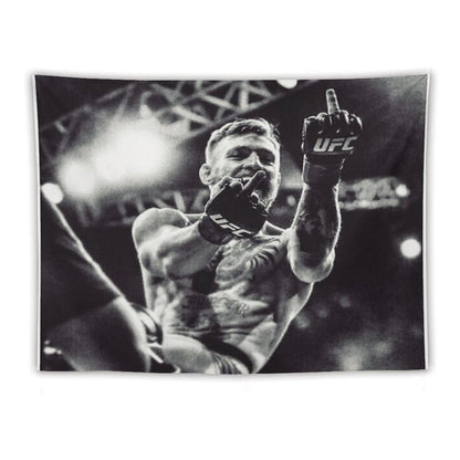 Conor McGregor Middle Finger - Notorious Tapestry