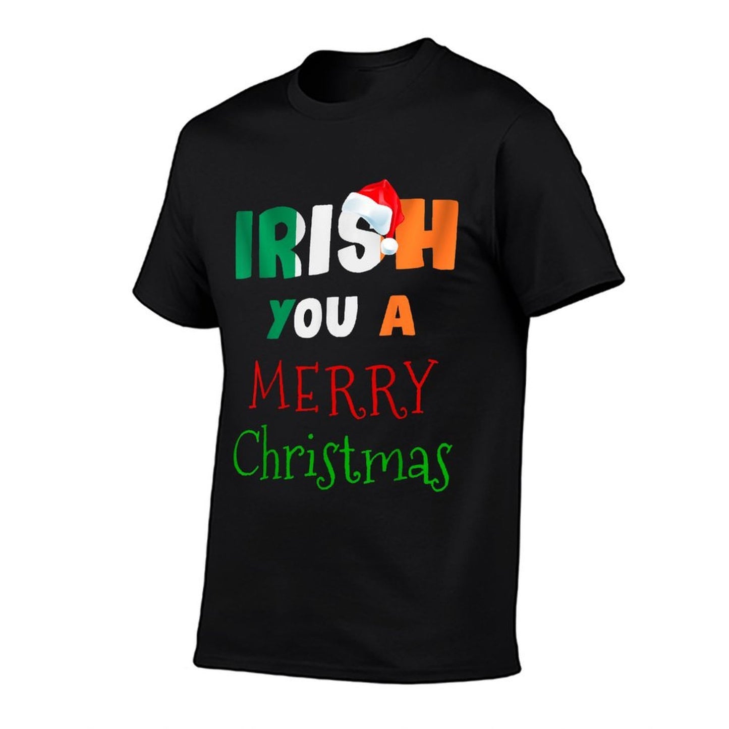 Irish You A Merry Christmas Ireland Xmas Holidays Gift  Graphic-printed T-Shirt